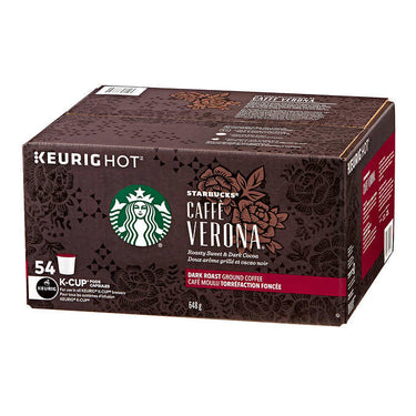 Image of Starbucks Café Verona Dark Roast K-Cups 54-Pack - 1 x 1060 Grams